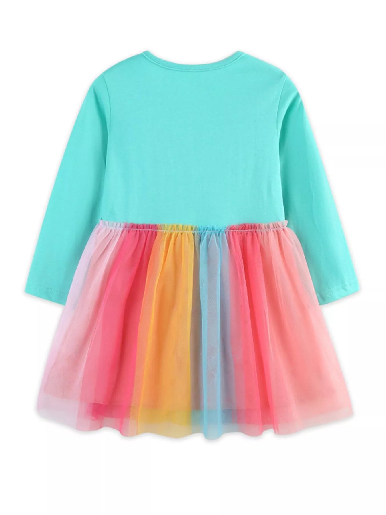 Children's Unicorn Rainbow Tulle Dress