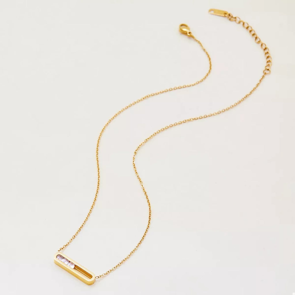 18K Gold-Plated Pendant Necklace