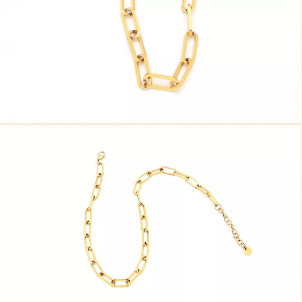 18K Gold-Plated Chain Necklace