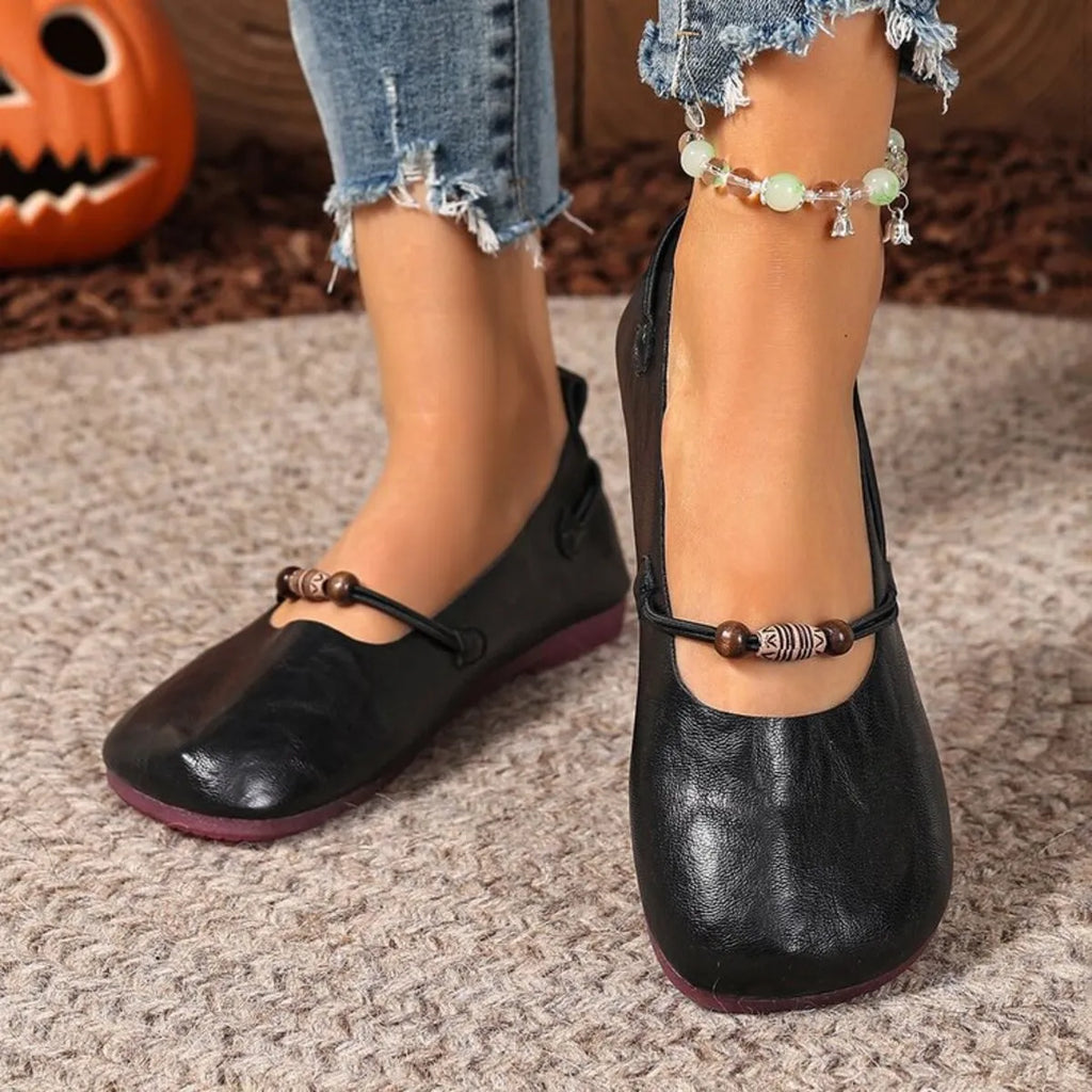 Round Toe Flats Slip-Ons