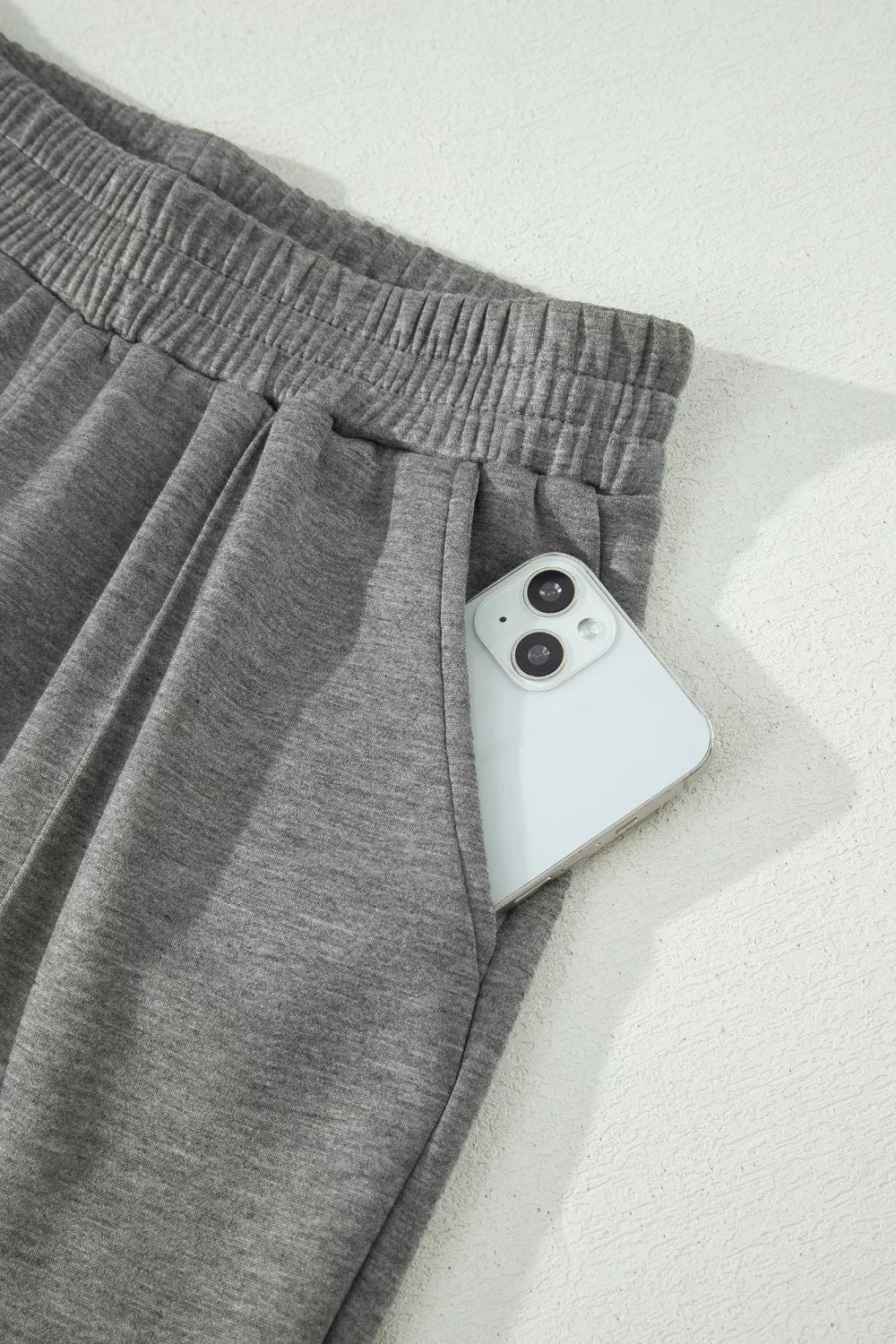 Half Zip Polo Tee Casual Pant Set