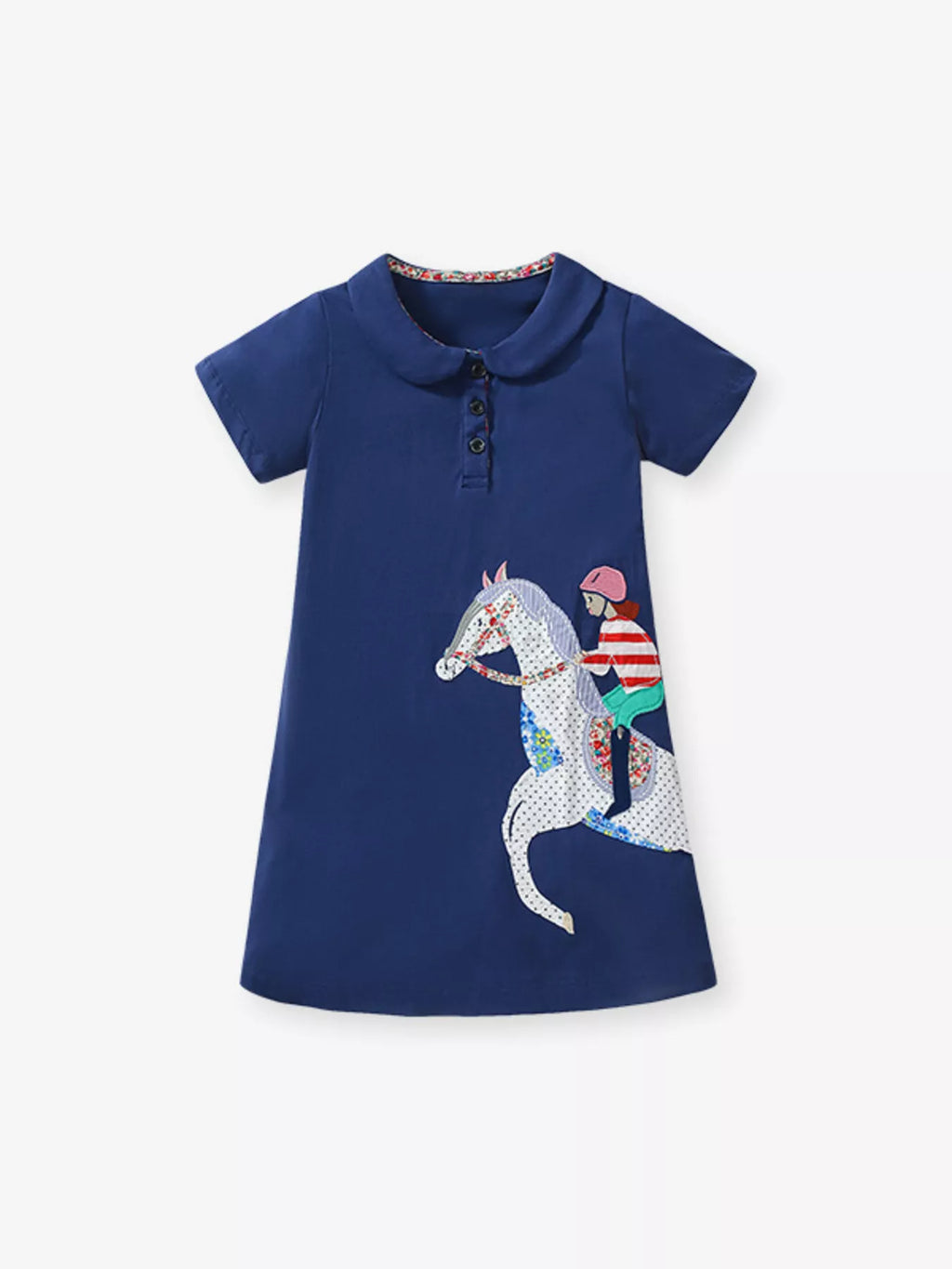 Children's Equestrian Short Sleeve Polo Dress