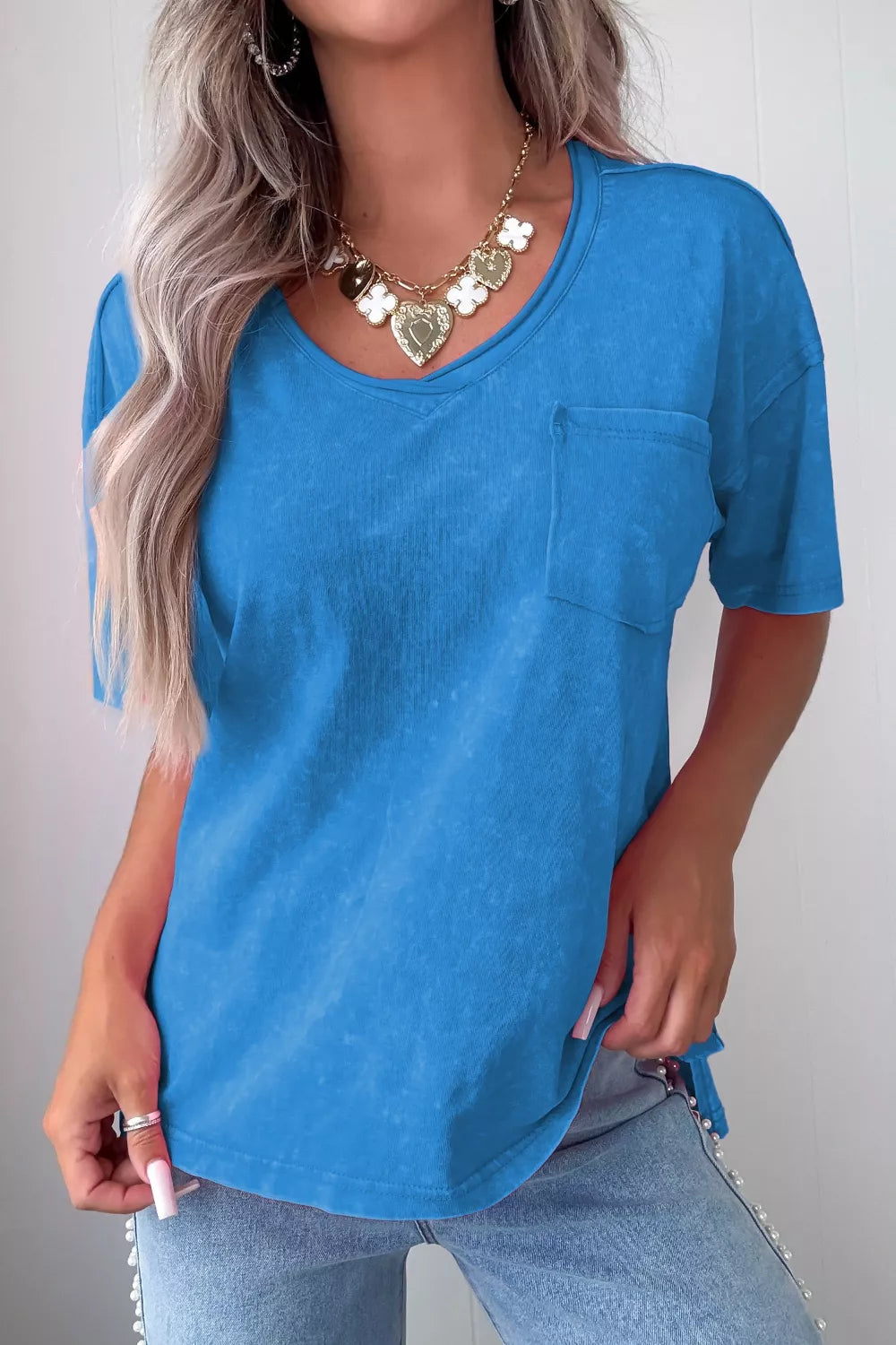 Pocketed Short Sleeve T-Shirt