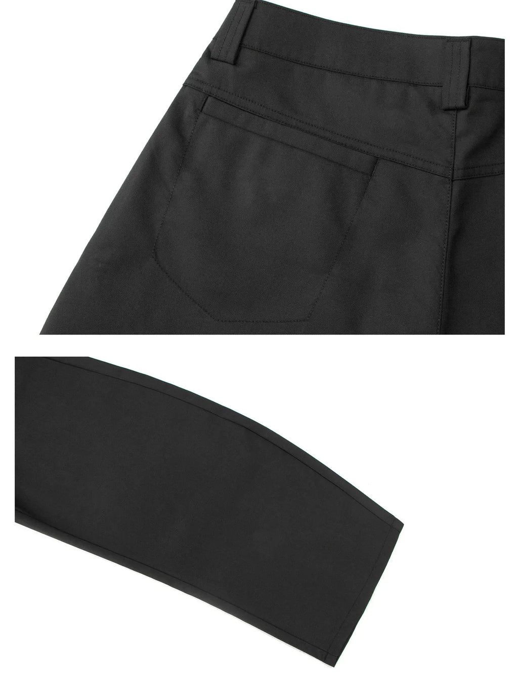 Men's Wide Leg High Waisted Pants
