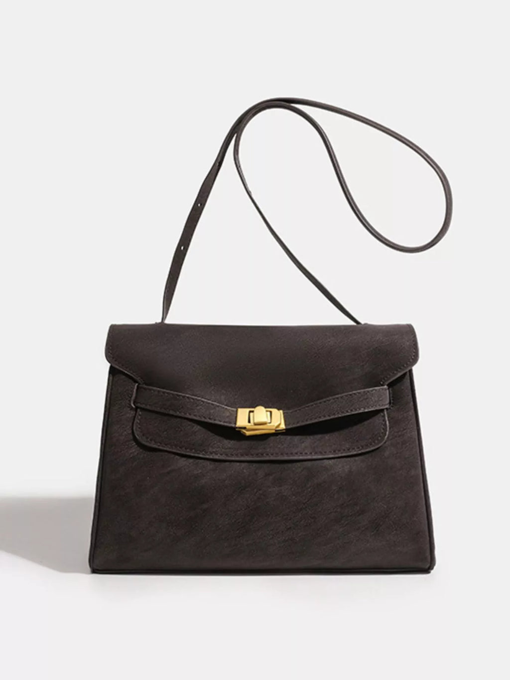 Buckle Closure Shoulder Bag
