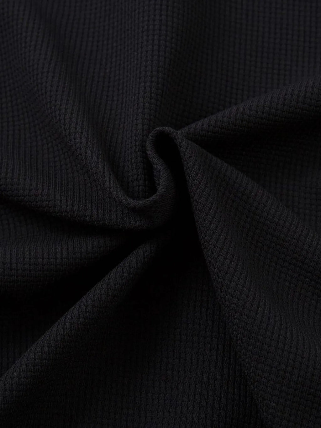 Men's Henley Structured Waffle-Knit T-Shirt