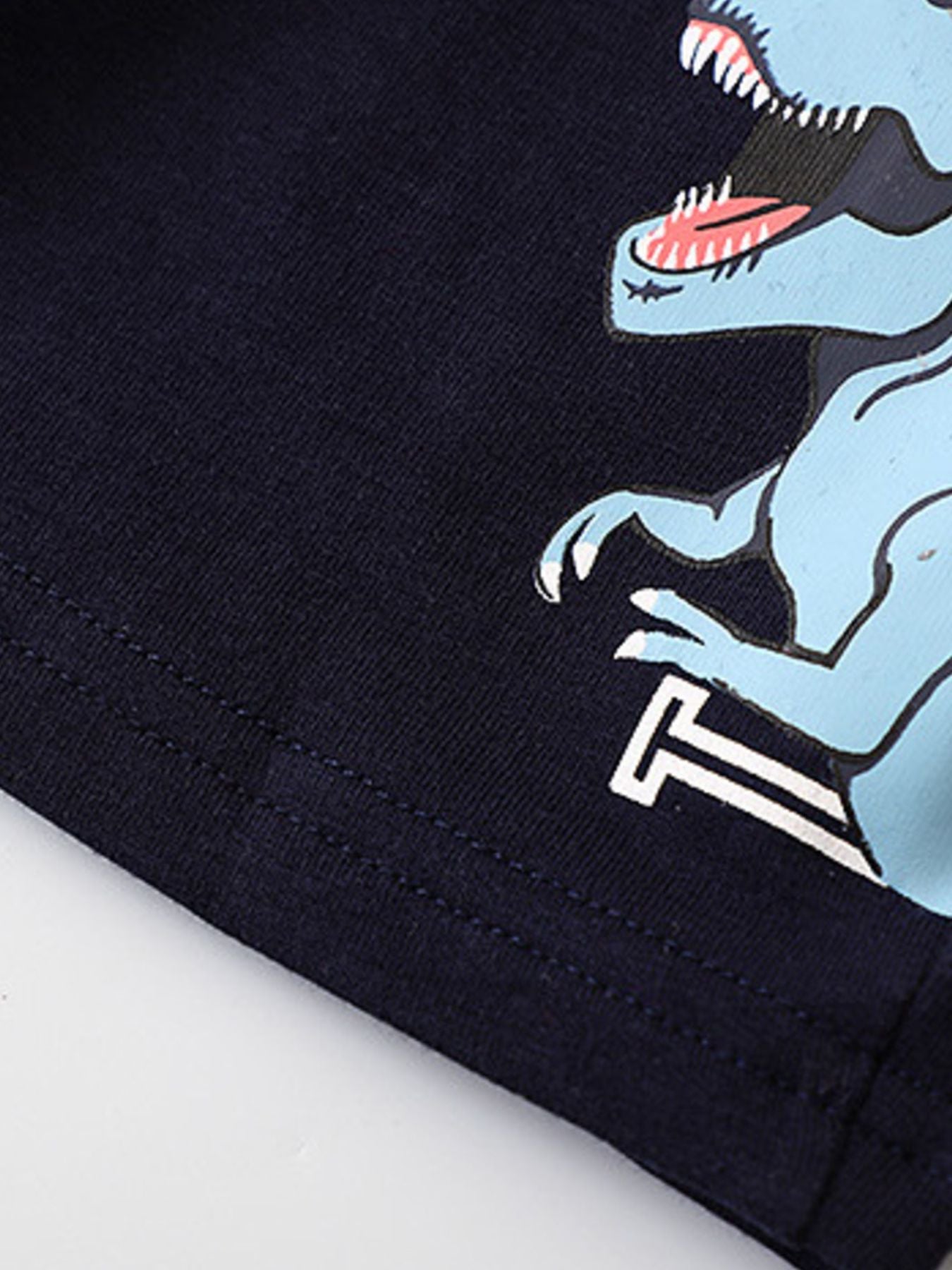 Children's Dinosaur Graphic Tee and Shorts Set