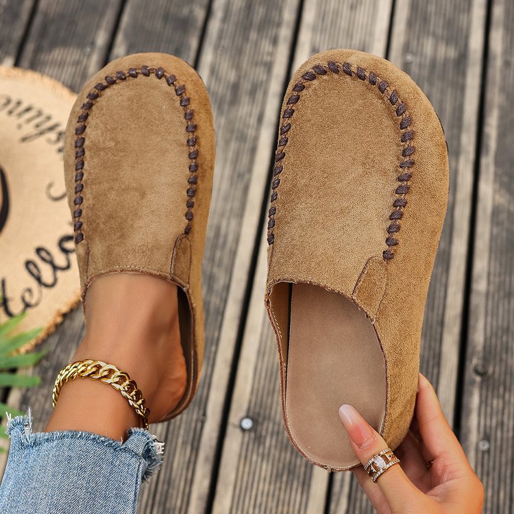 Round Toe Slip-Ons