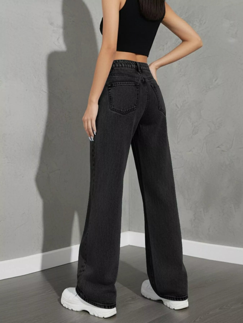High Waist Wide Leg Jeans