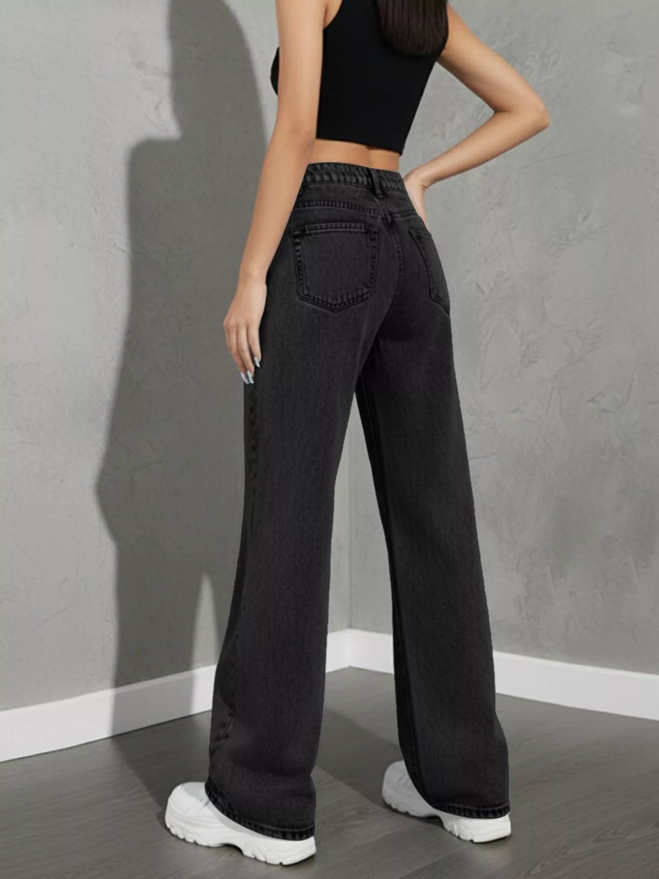 High Waist Wide Leg Jeans