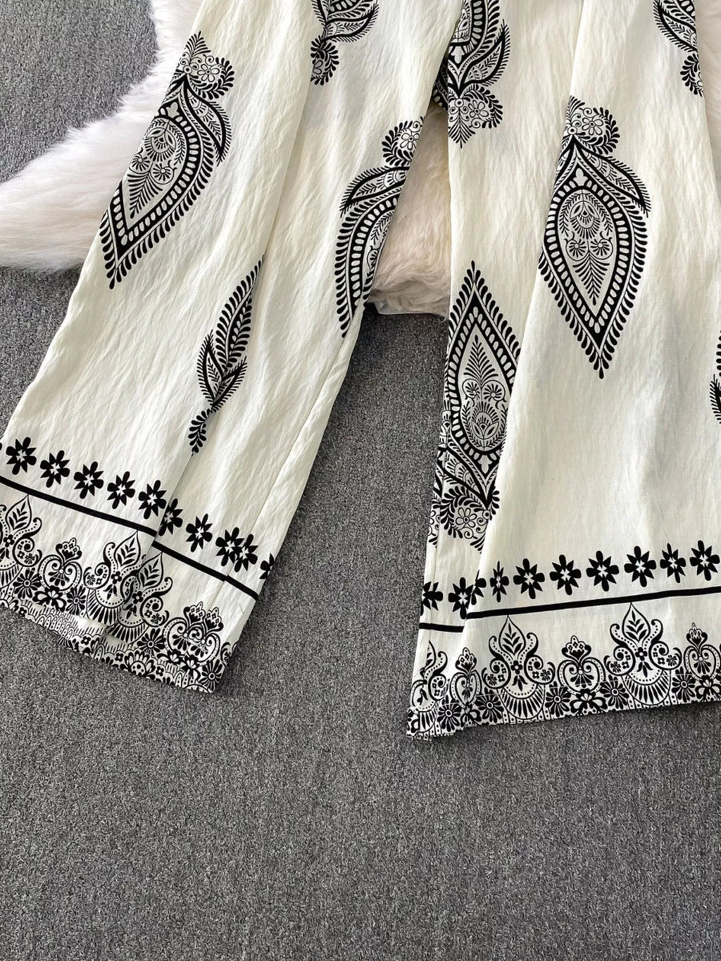 Button Front Wide Leg Jumpsuit