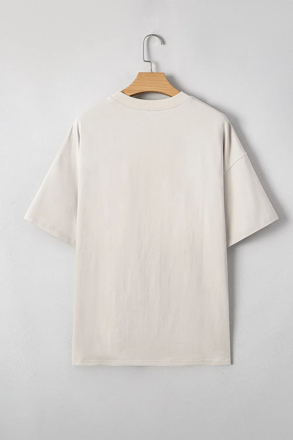 Casual Oversize Bow Drop Shoulder Tunic Casual Tee