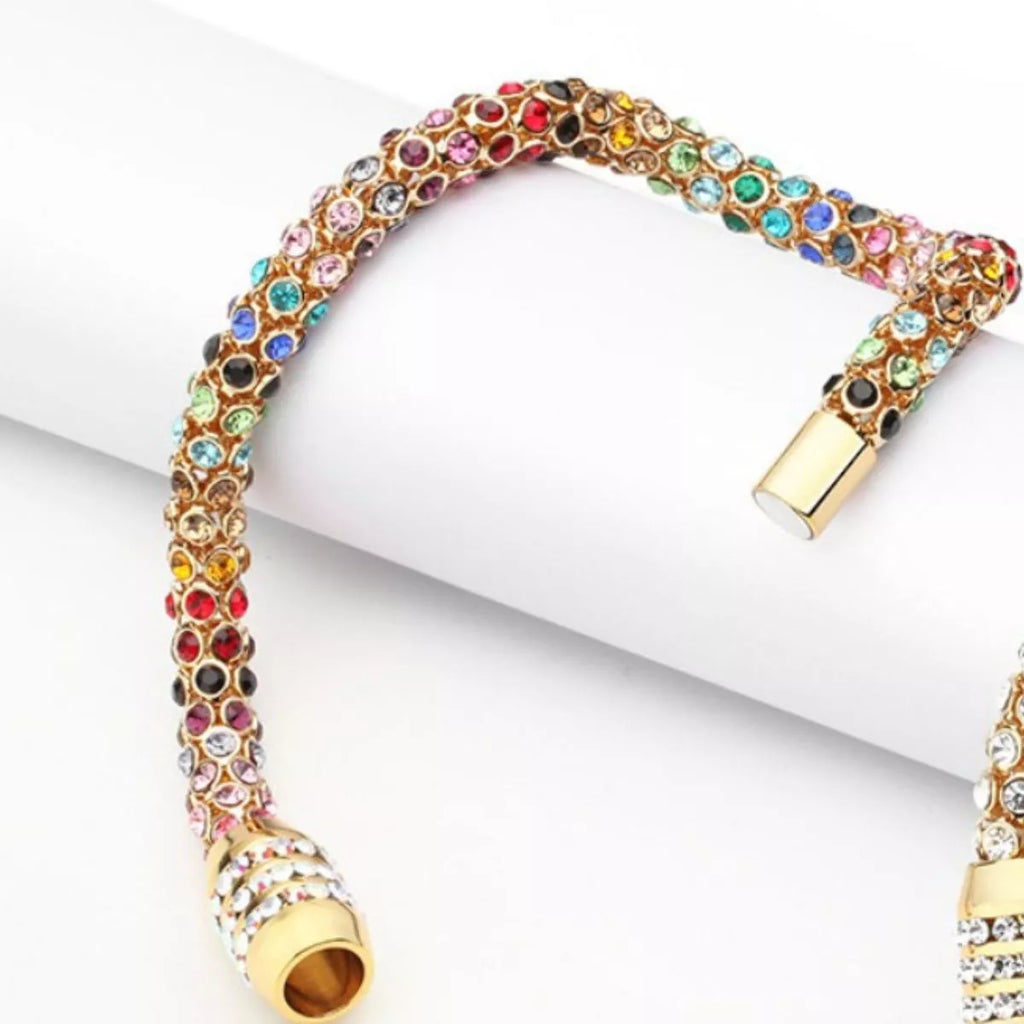 Multi-Colored Crystal Bracelet