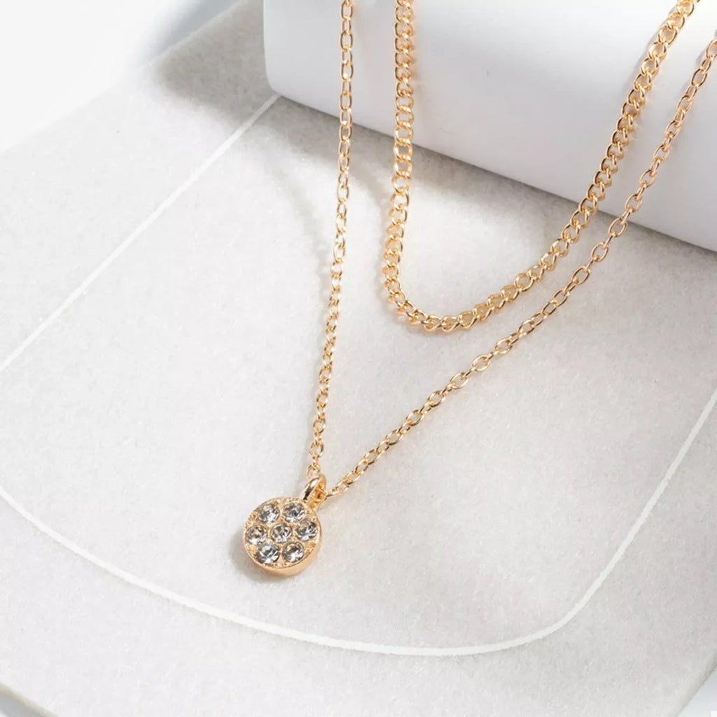 Double Layered Pendant Necklace