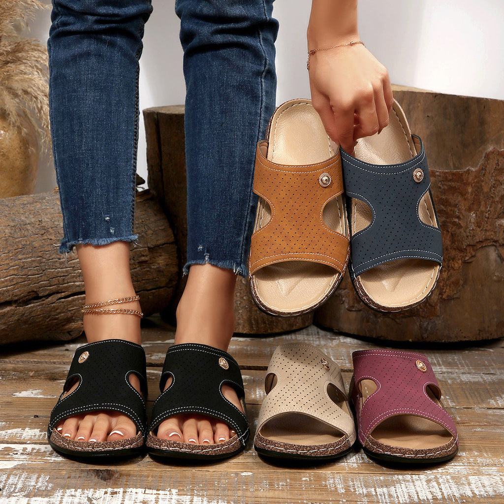 Open Toe Wedge Sandals