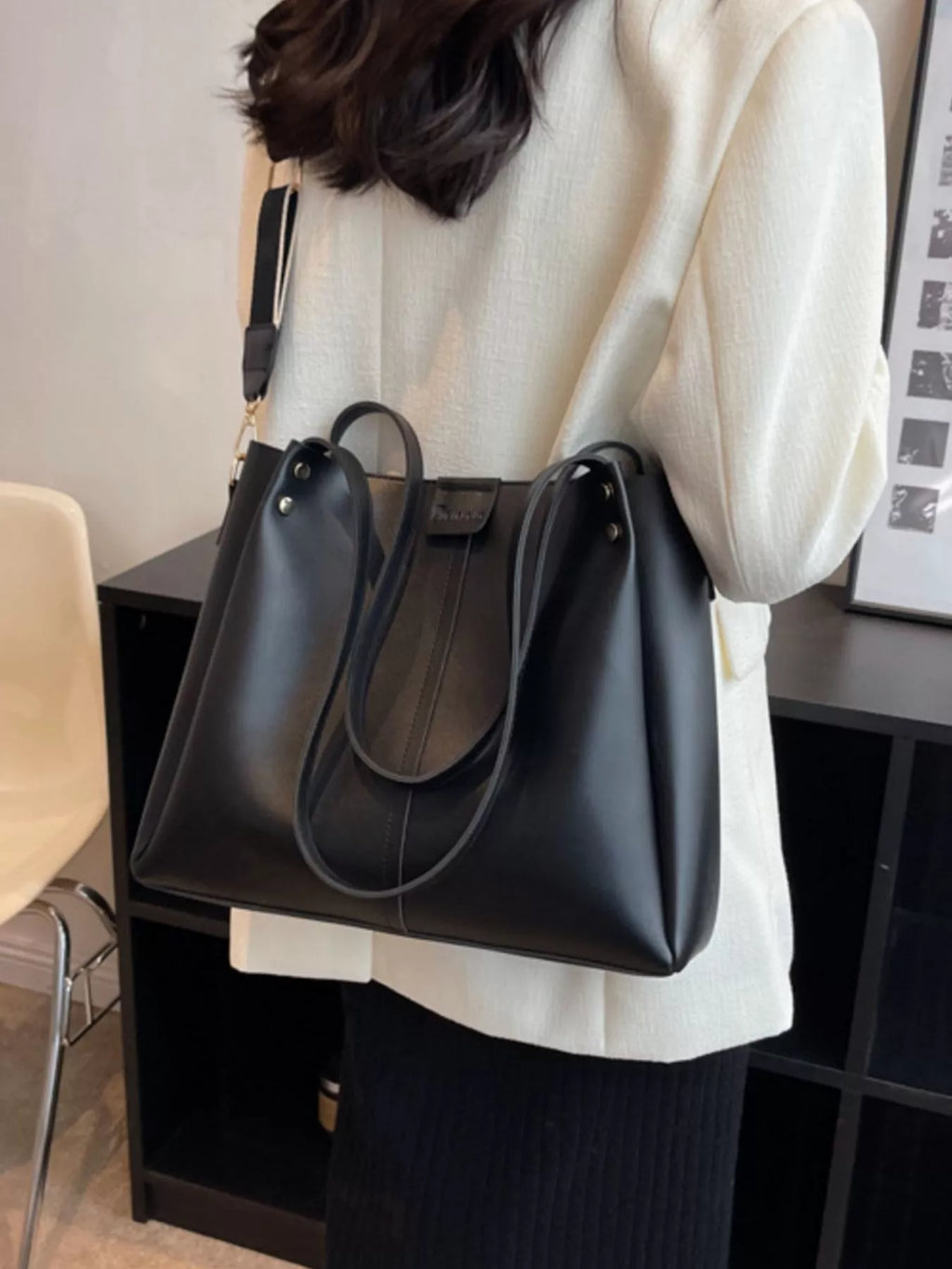 Wide Strap Shoulder Bag