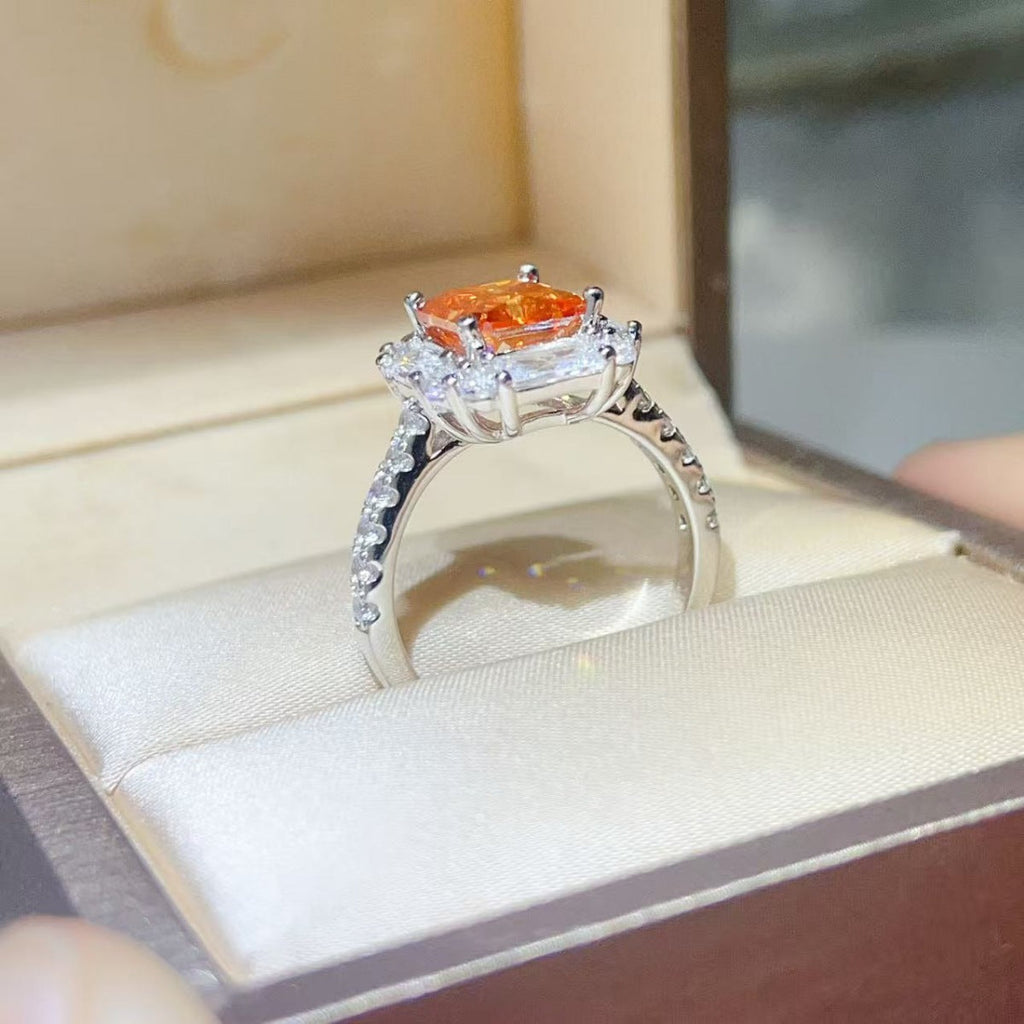 3 Carat Moissanite 925 Sterling Silver Ring