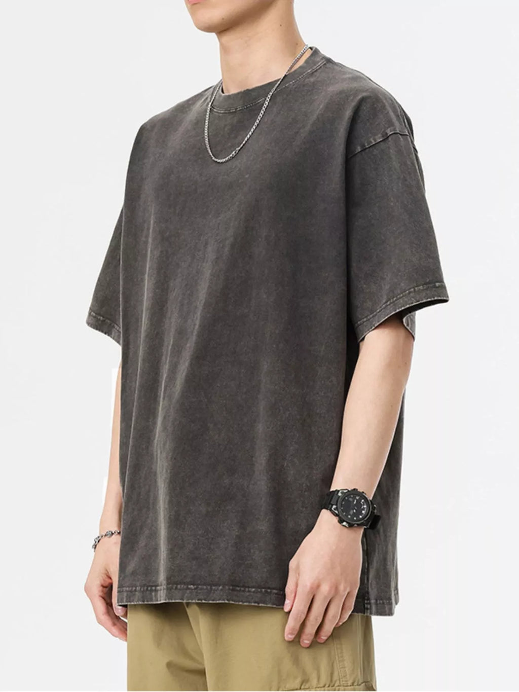 Men's Vintage Washed Oversized T-Shirt