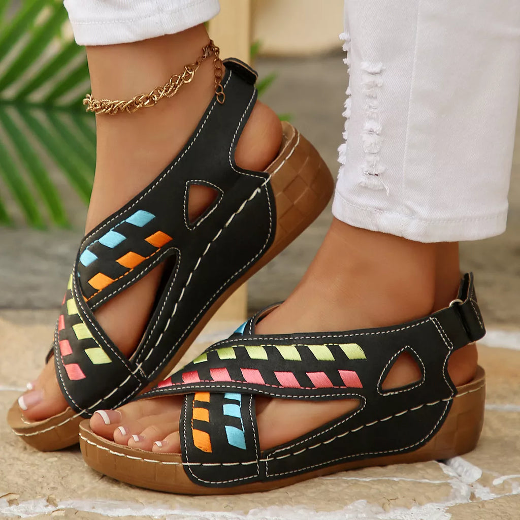 Open Toe Wedge Sandals
