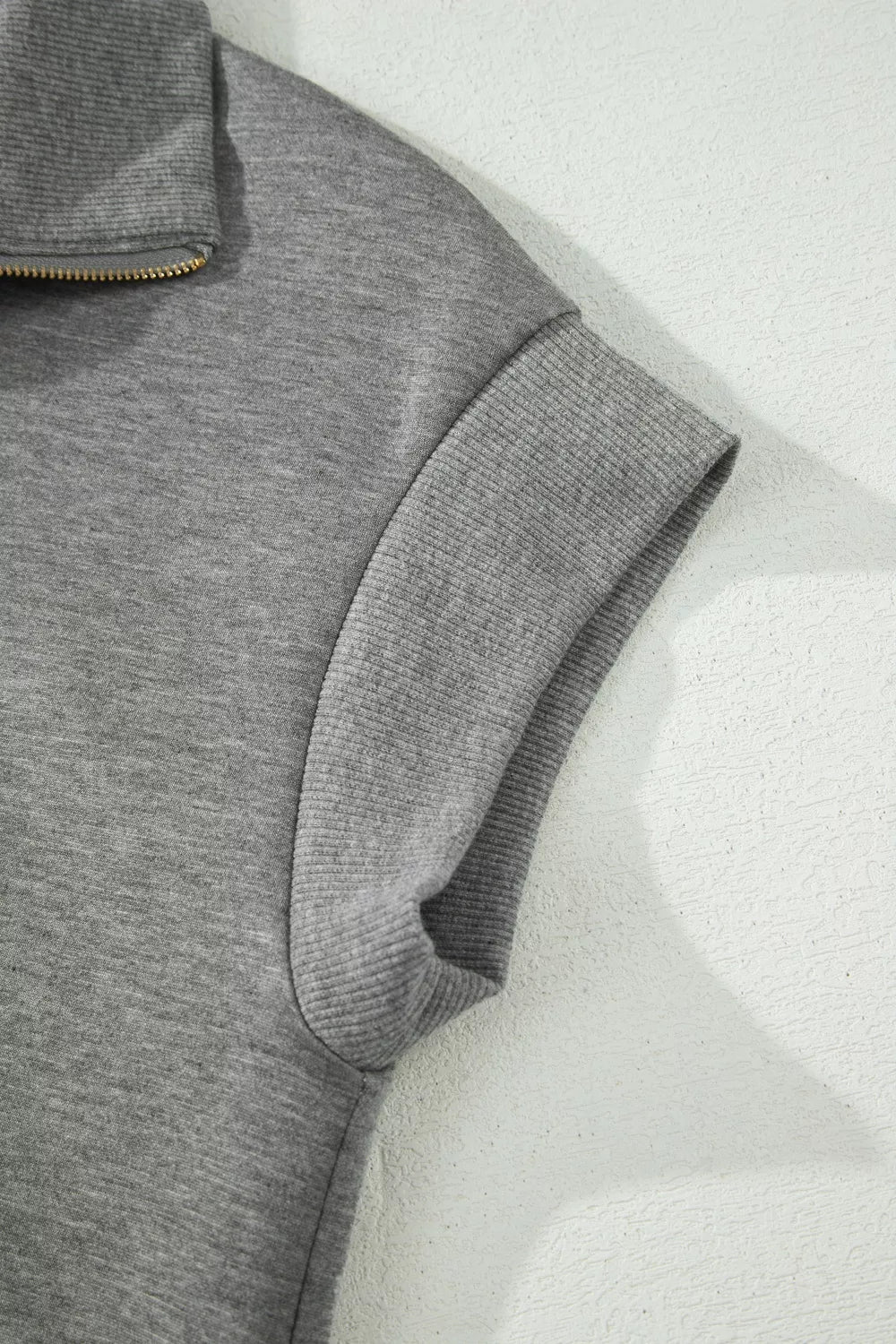 Half Zip Polo Tee Casual Pant Set