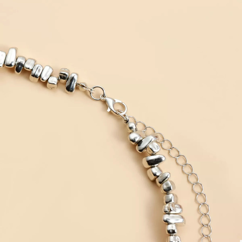 Silver-Plated Heart Necklace