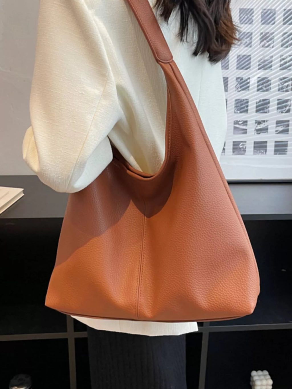 PU Leather Shoulder Bag