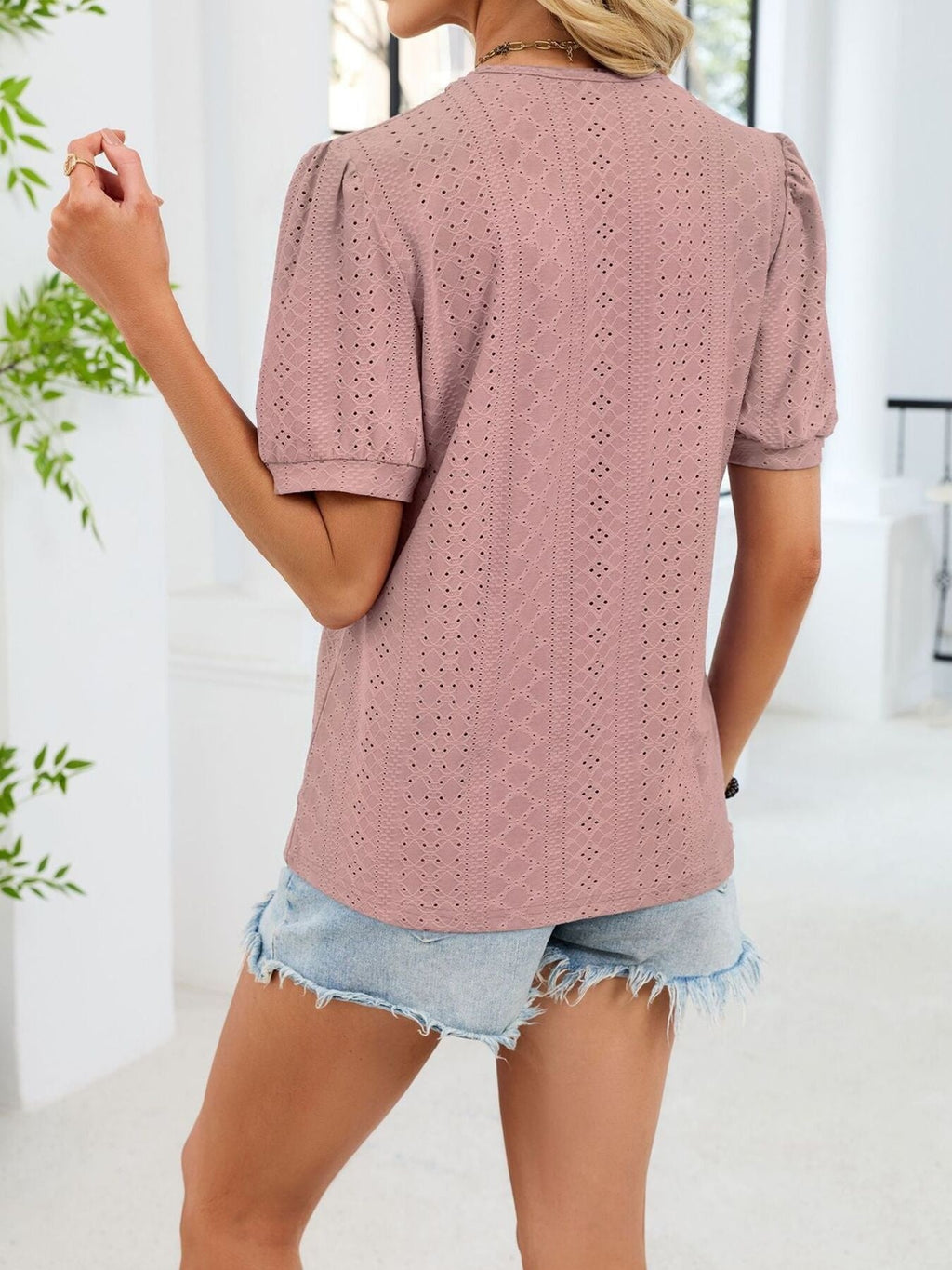 V-Neck Short Sleeve T-Shirt