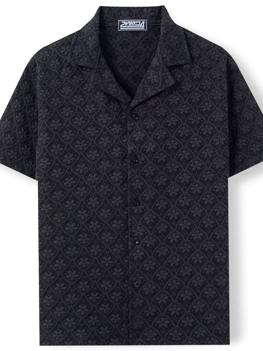 Men's Plus Size Button Down Short Sleeve Shirt