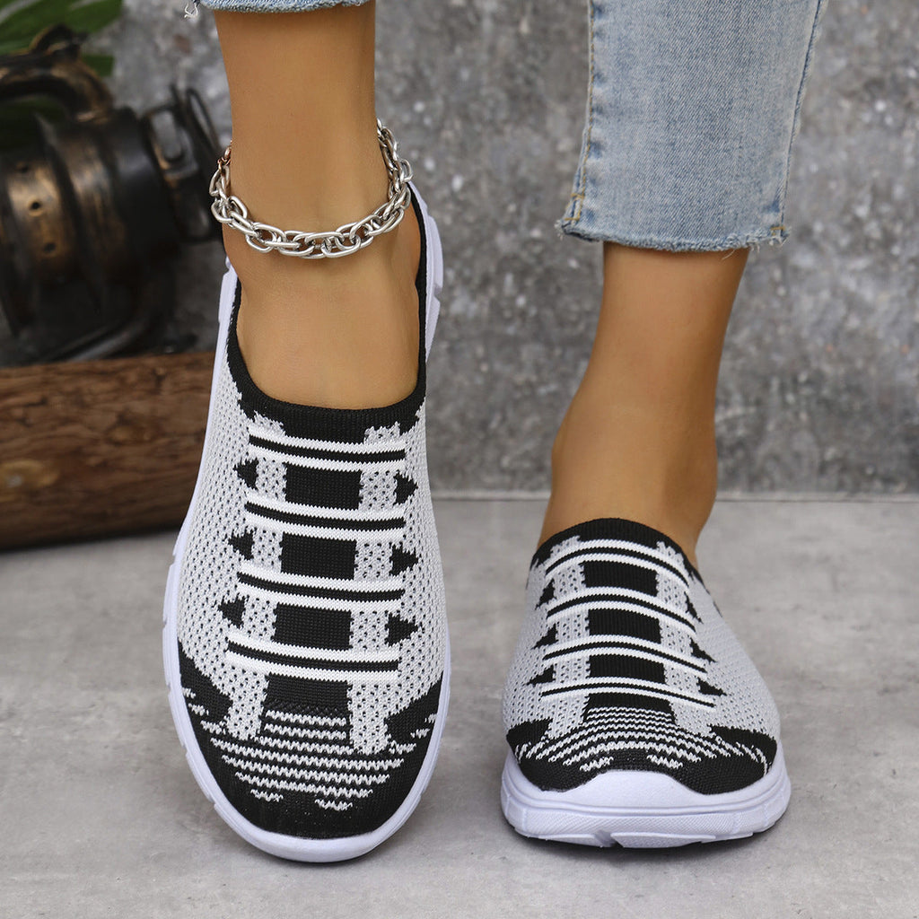 Breathable Knit Slip-Ons