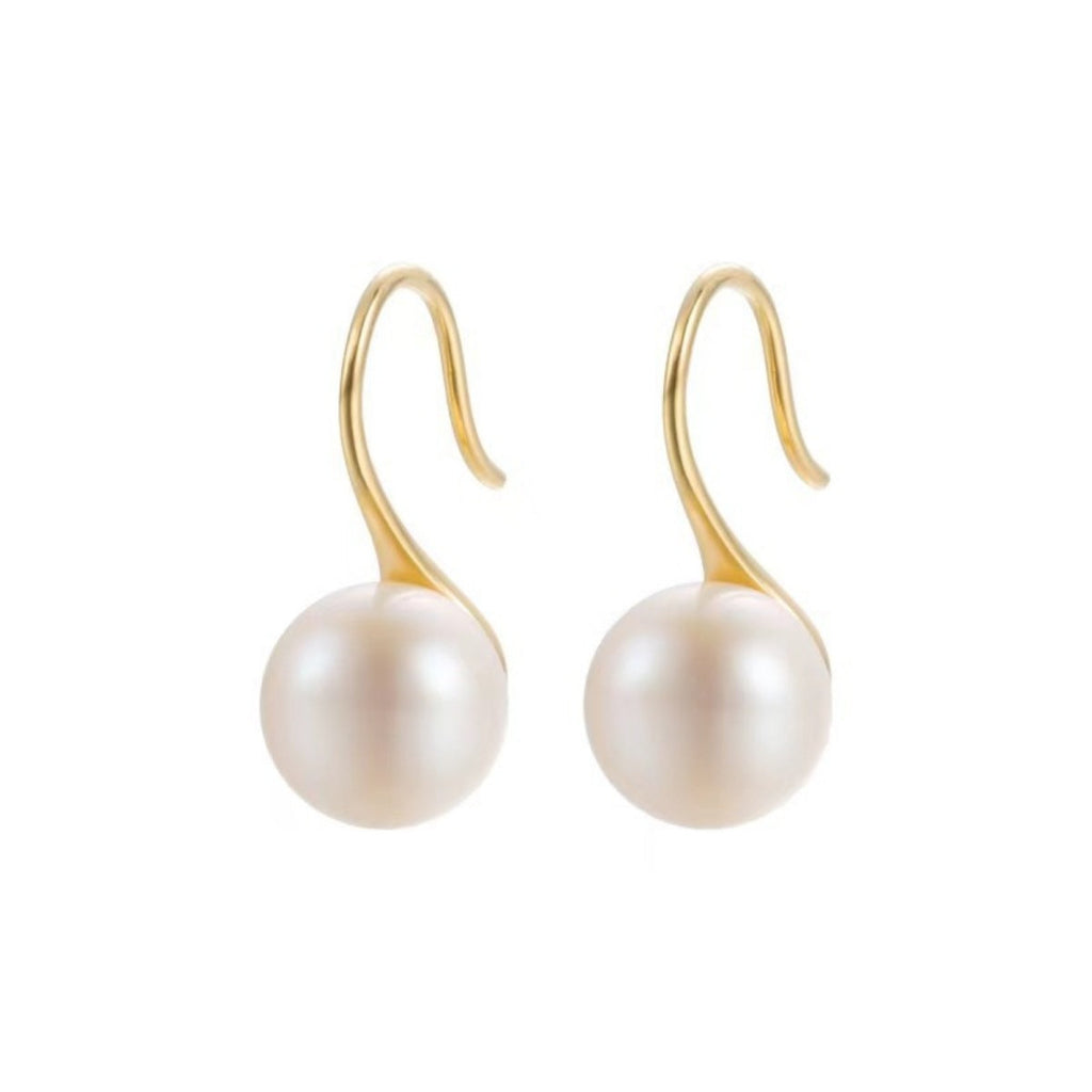 925 Sterling Silver Pearl Drop Earrings