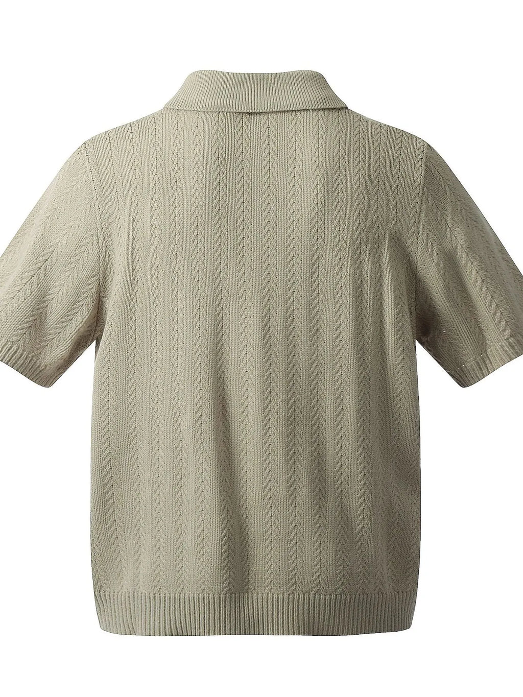 Men's Button Detail Short Sleeve Polo