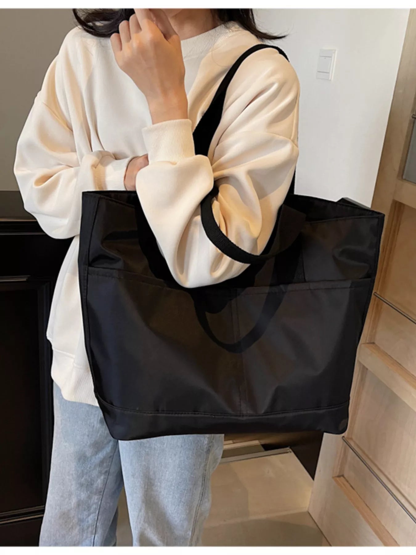 Oxford Cloth Shoulder Bag