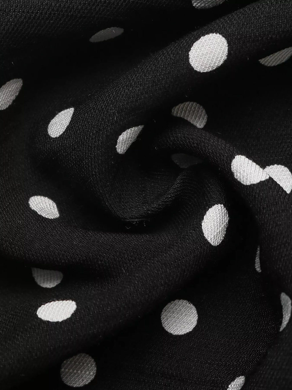 Polka Dot Ruffle Hem Spaghetti Strap Dress