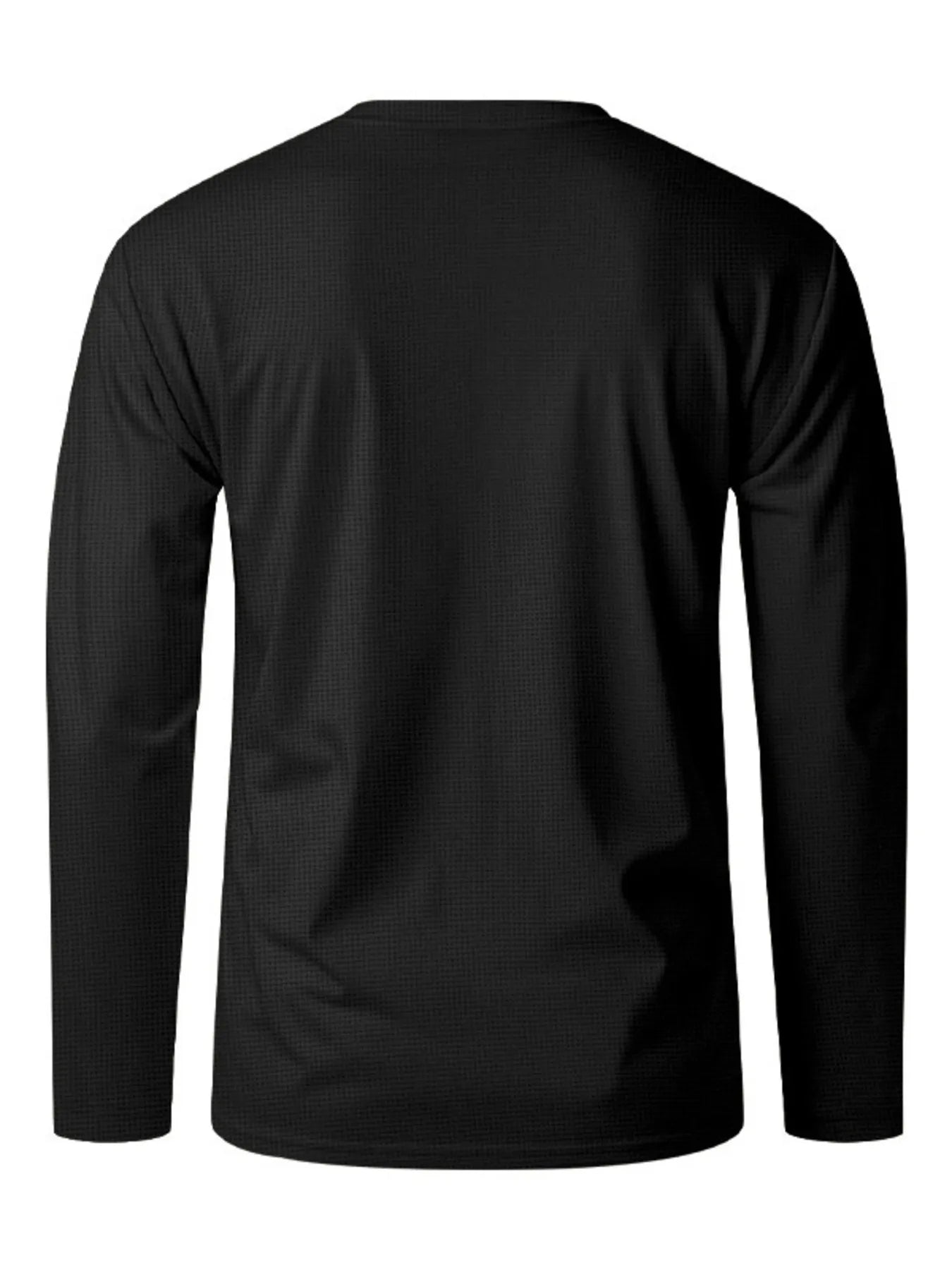 Men's Full Size Button Detail Long Sleeve T-Shirt Plus Size