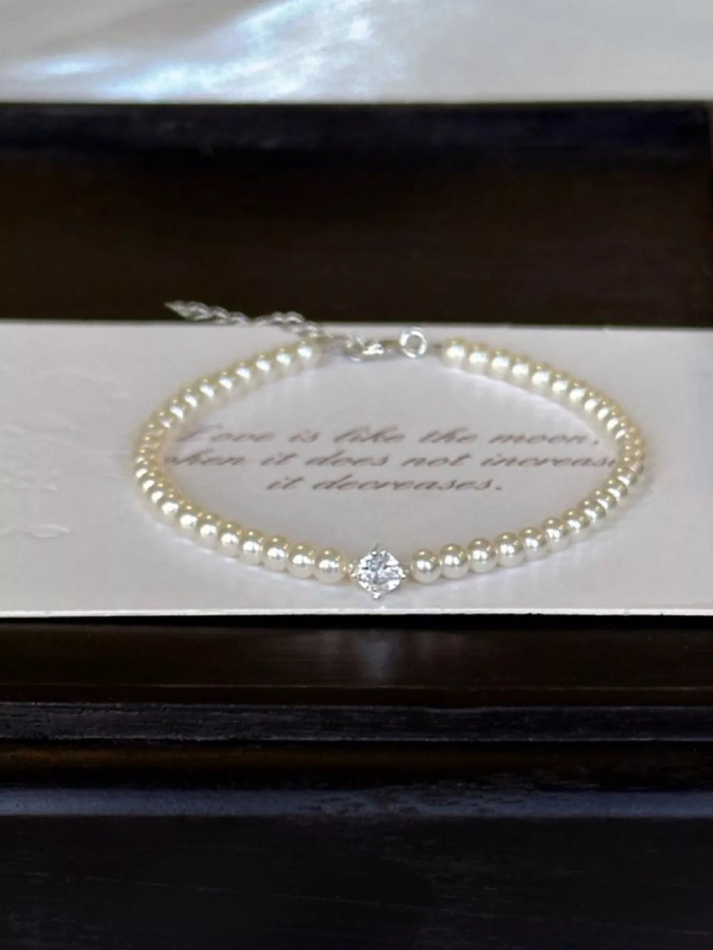 Adjustable Pearl Bracelet