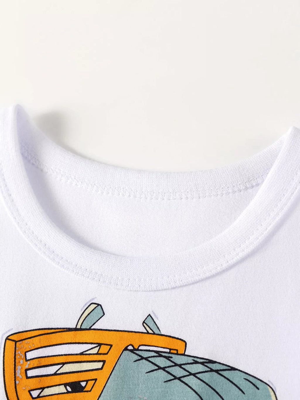 Children's Dinosaur Graphic Tee and Shorts Outfit Set
