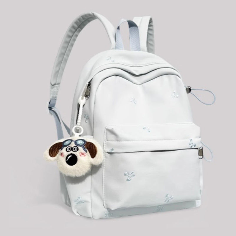 Embroidered Lightweight Backpack Bag
