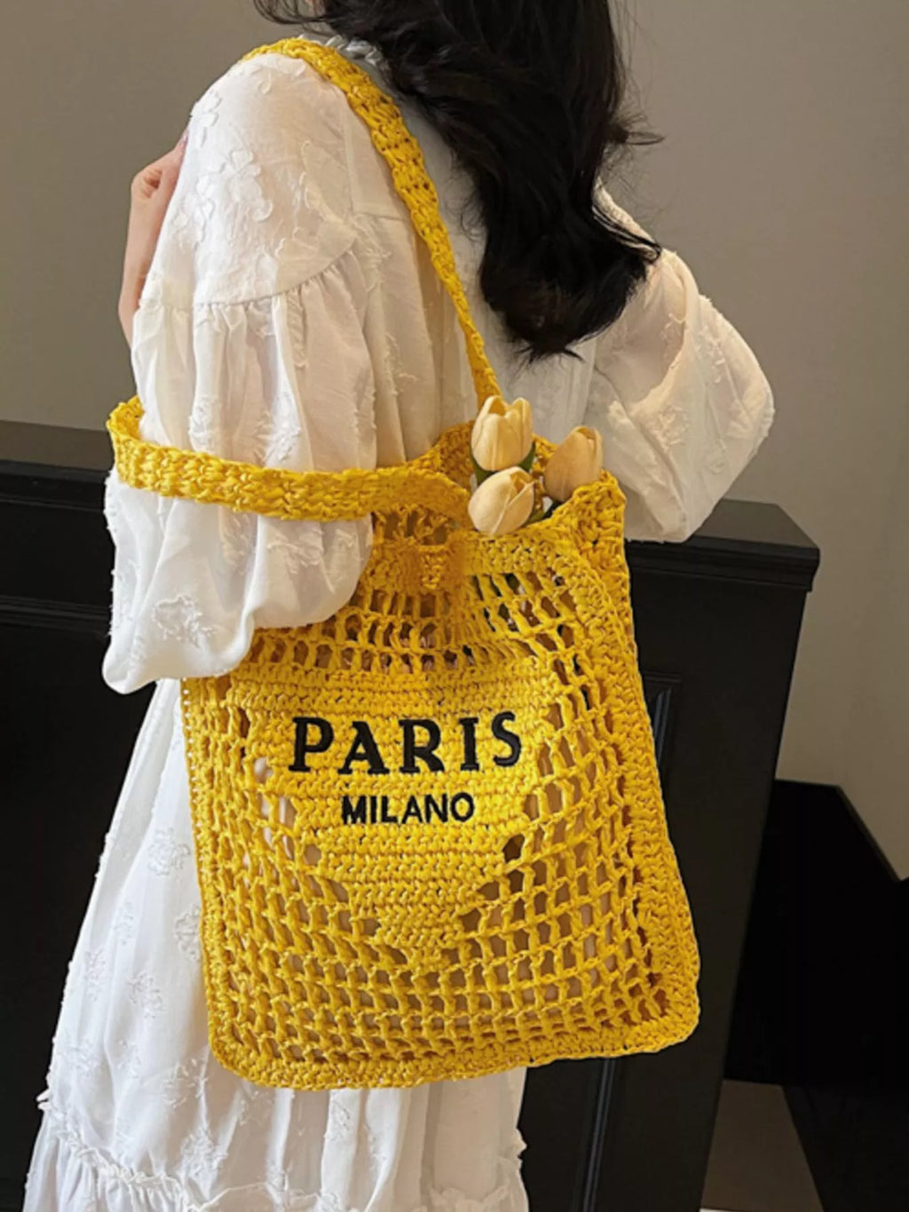 Crochet Knit Shoulder Bag
