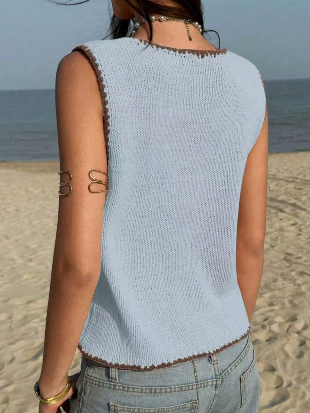 Button-Down Sweater Vest