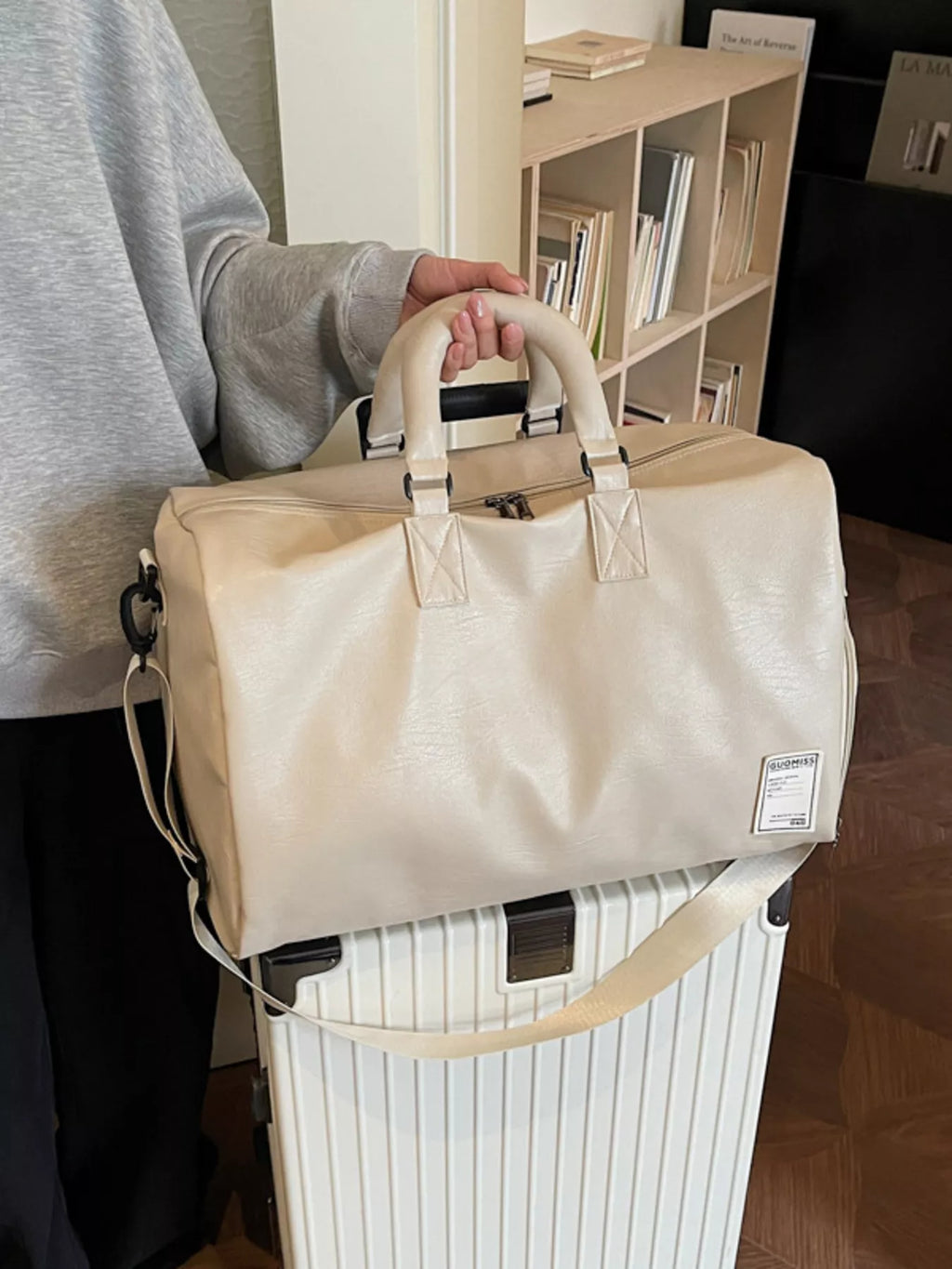 Large Capacity Leather Travel Bag