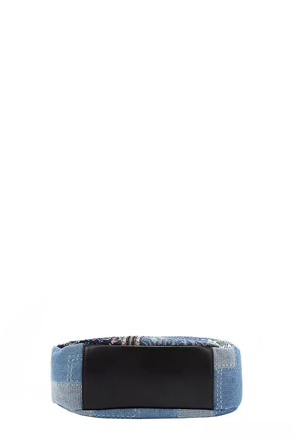 Nicole Lee USA Bosque De Amor Denim Hobo Bag