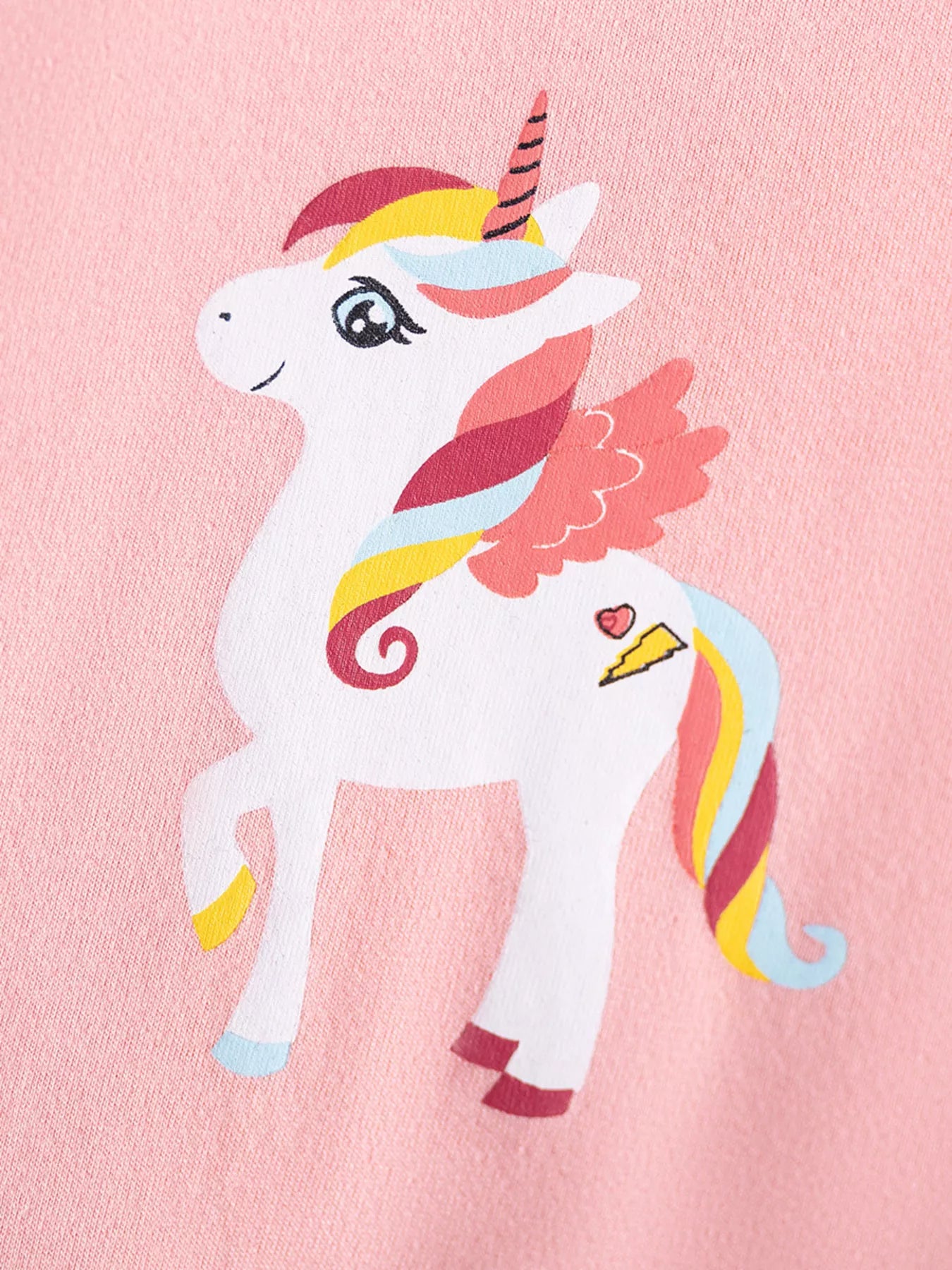 Children's Unicorn Ruffle Sleeve Tulle Dress