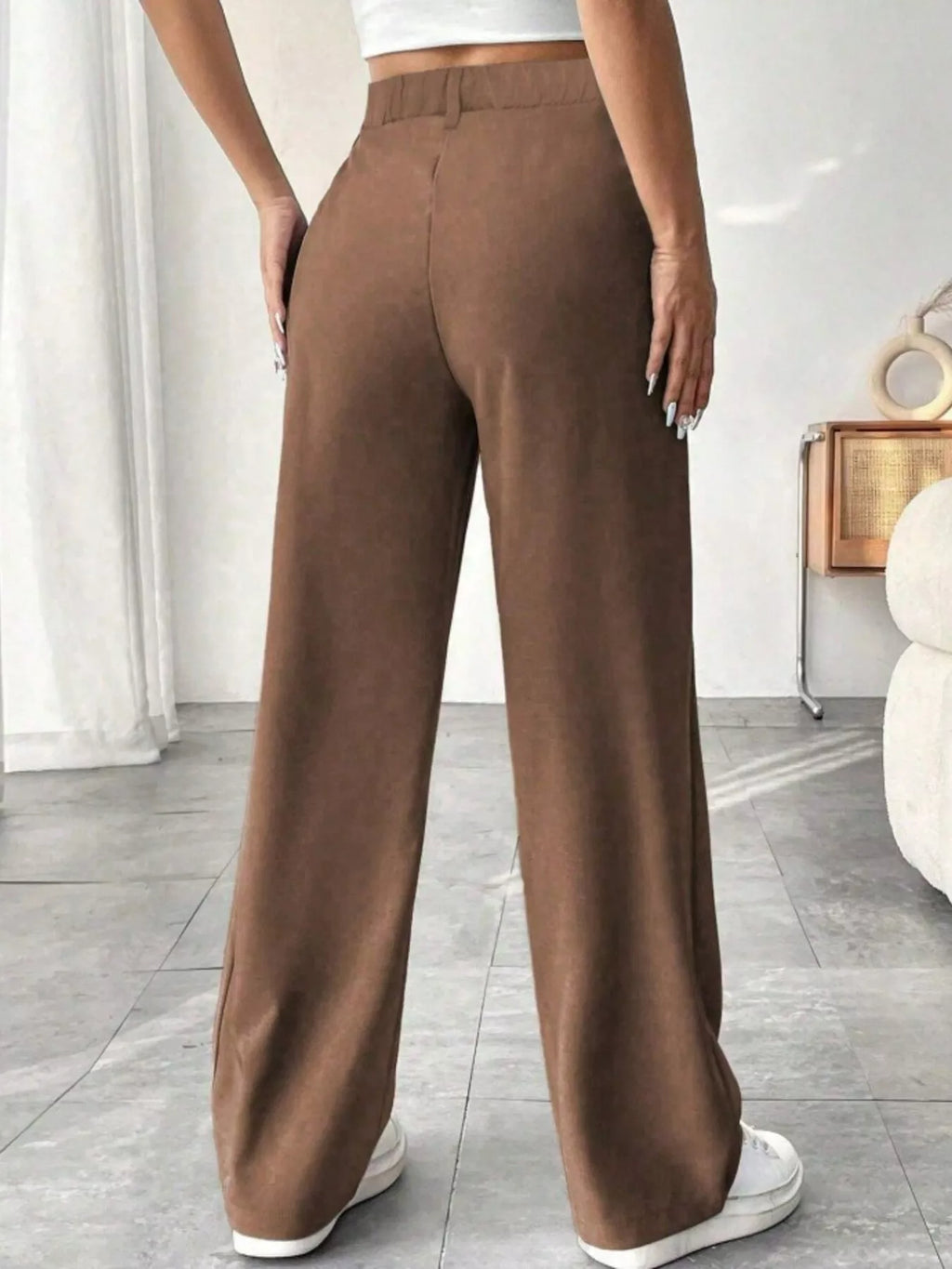 Wide Leg Pleated Pants