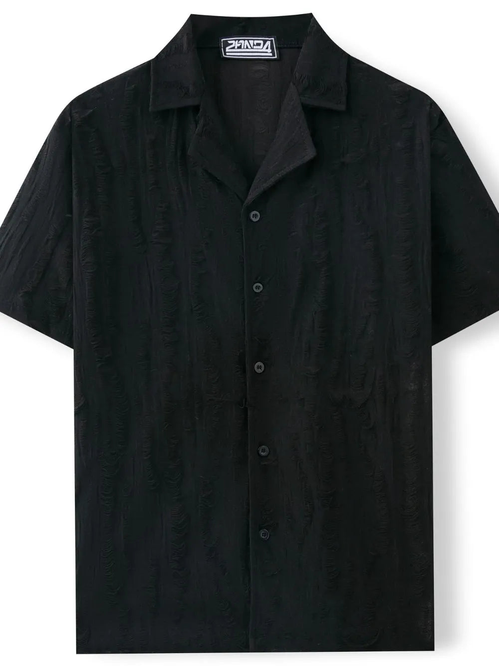Men's Plus Size Collared Neck Short Sleeve Shirt