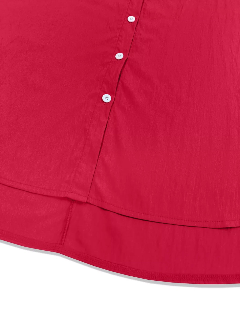 Button Front Shirt and Shorts Set