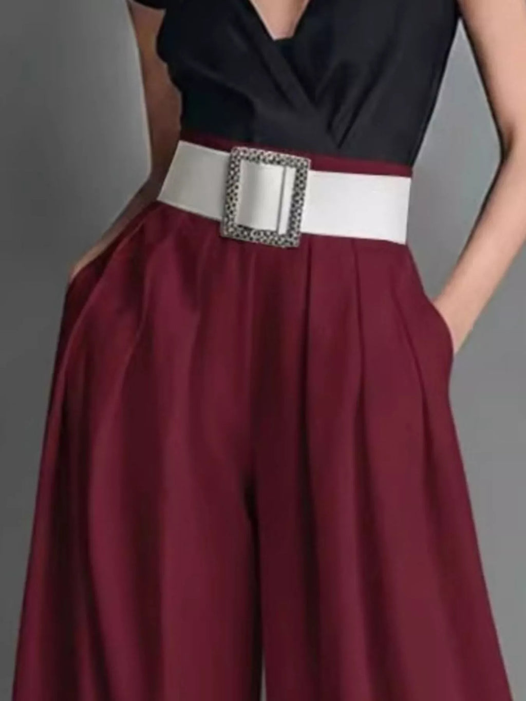 High-Waisted Wide-Leg Pants