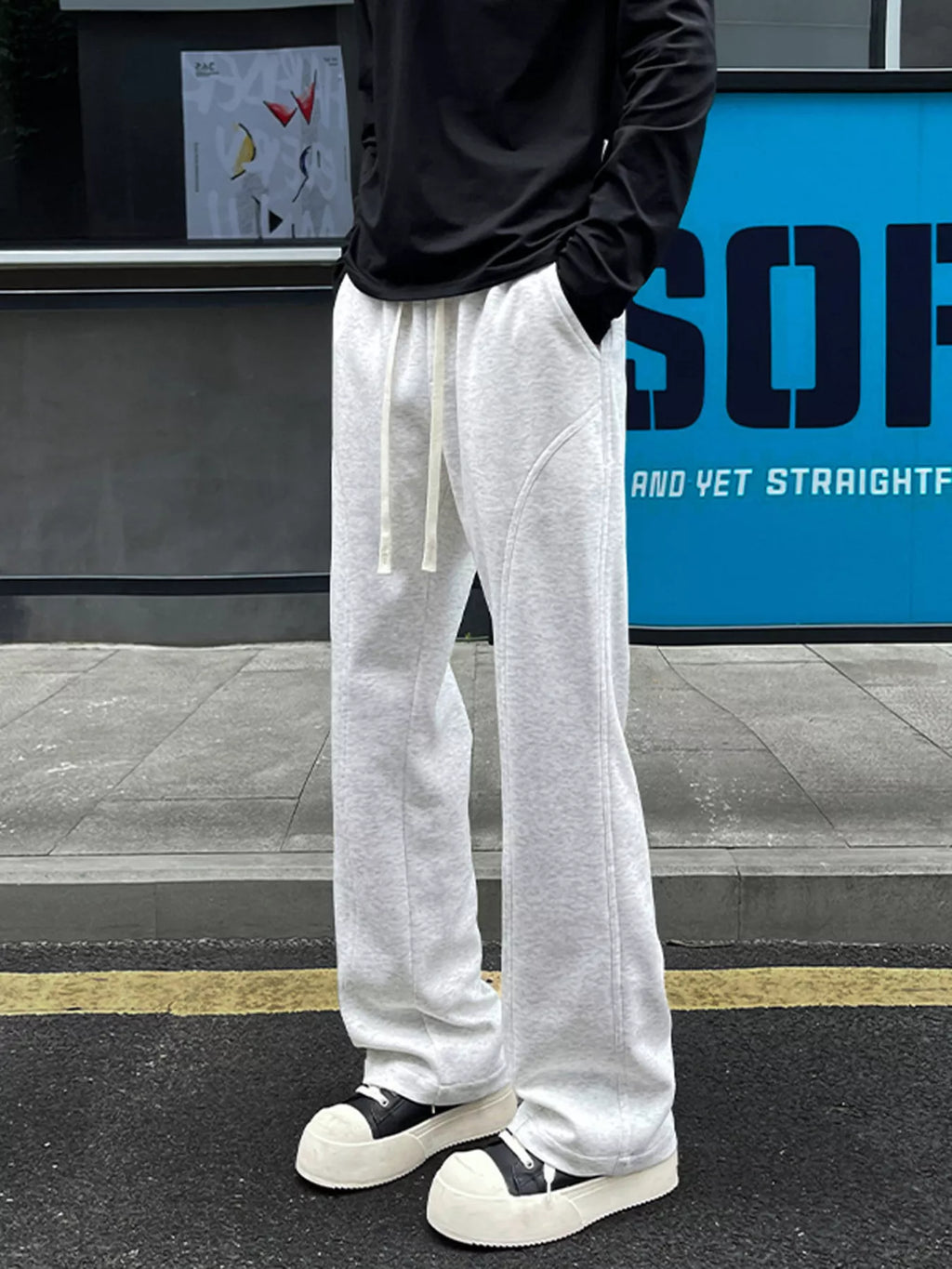 Men's Plus Size Drawstring Loose Fit Pants