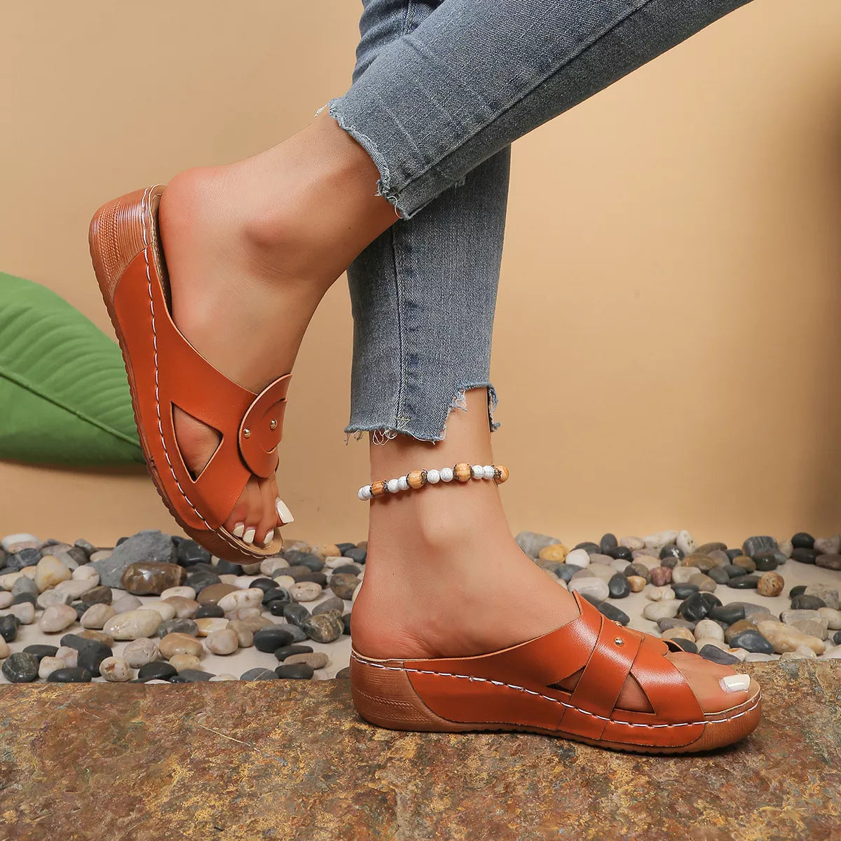 Open Toe Wedge Sandals