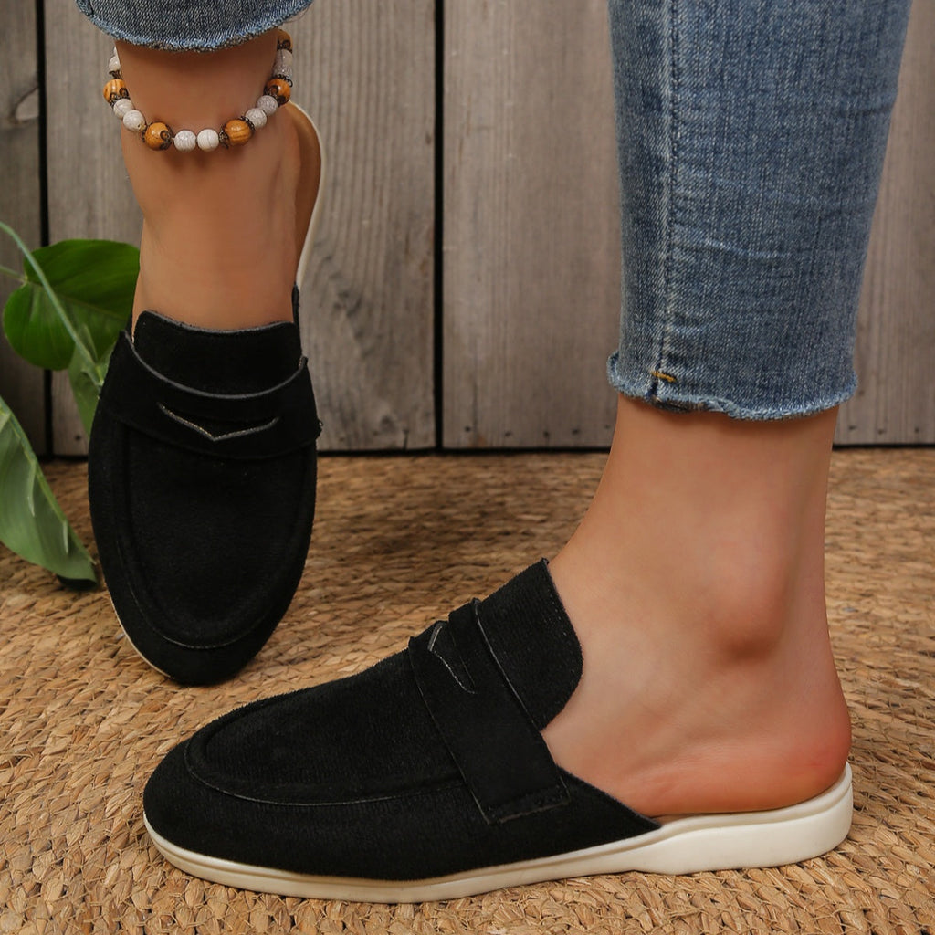 Round Toe Slip-Ons