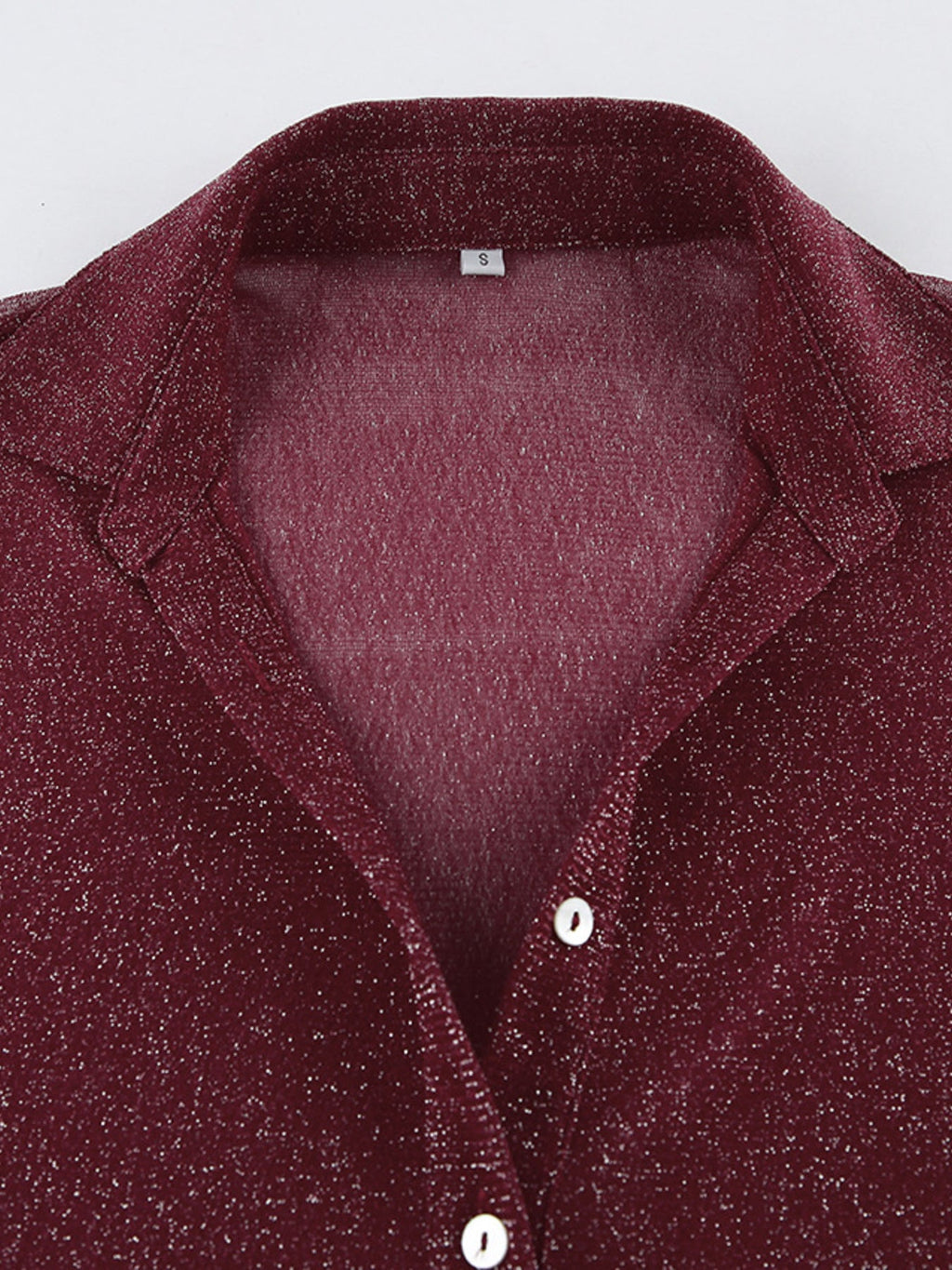 Button Up Shirt with Scarf